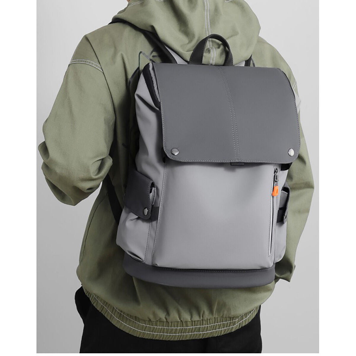 Japanese-Style Functional Tooling Backpack – Trendy Urban Fashion Bag for Daily Commute & Travel