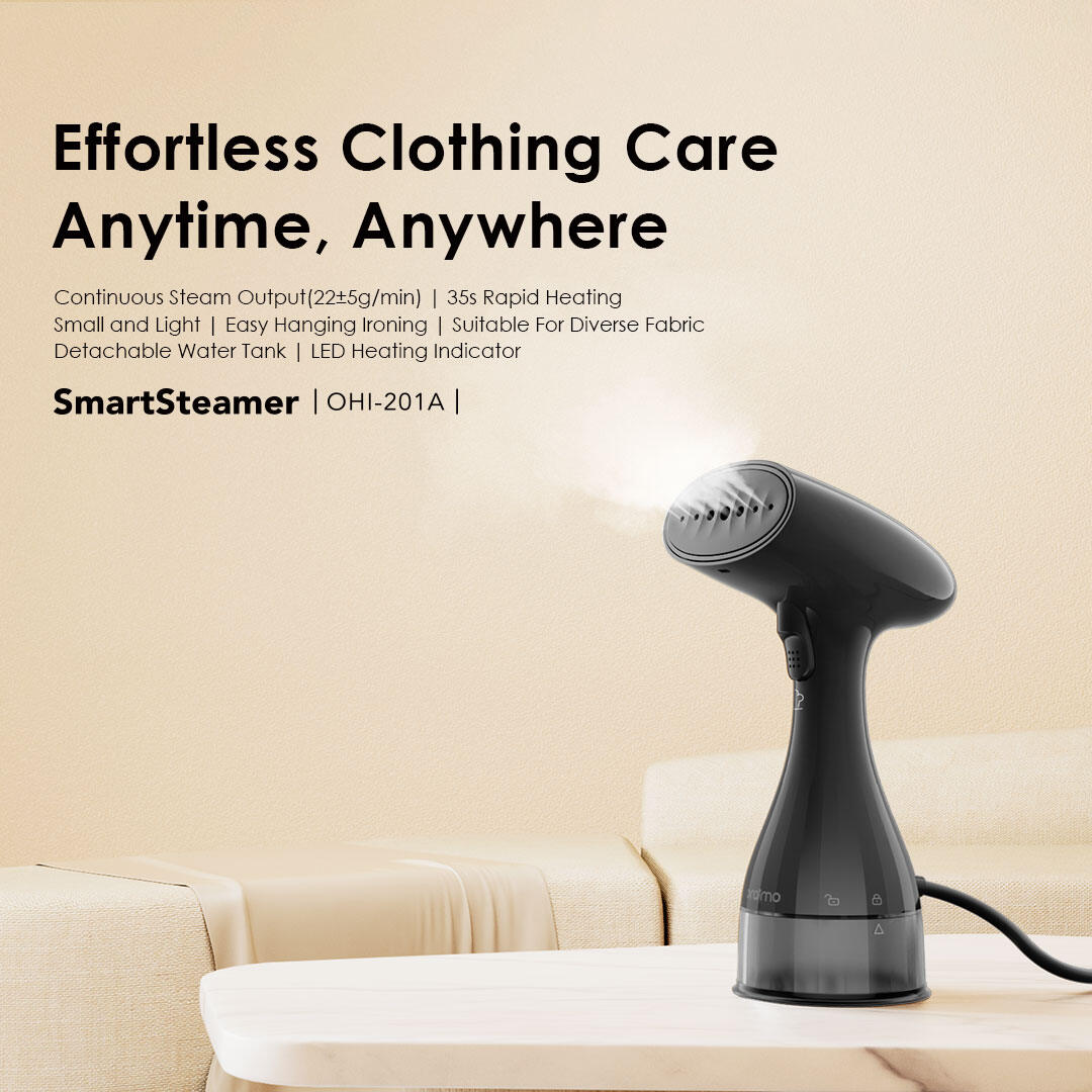 Oraimo SmartSteamer 1500W Handheld Garment Steamer Handheld Iron (EUOHI-201A) - Graphite Grey