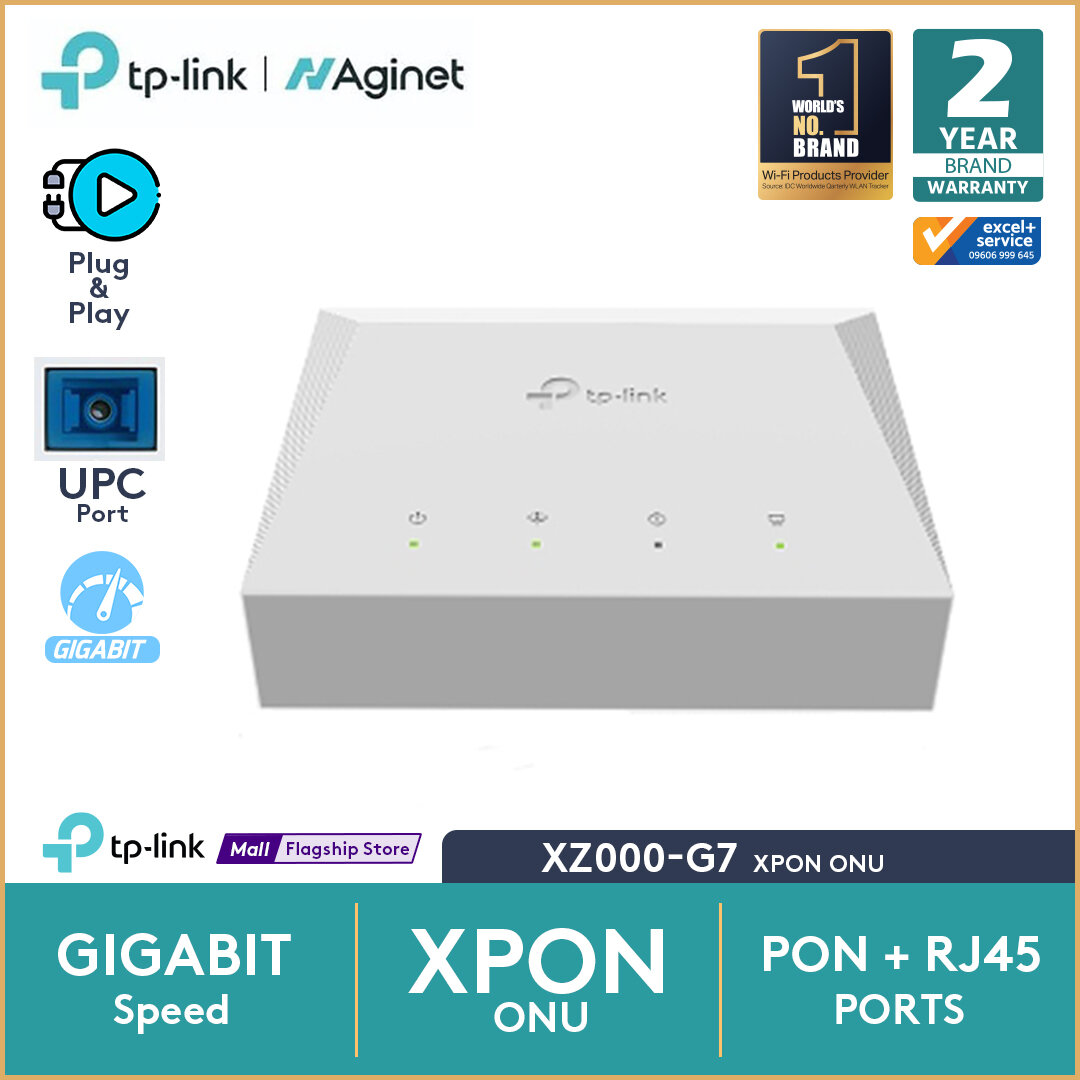 TP-Link ONU XZ000-G7 1-Port UPC Port Gigabit XPON Terminal EPON+GPON onu
