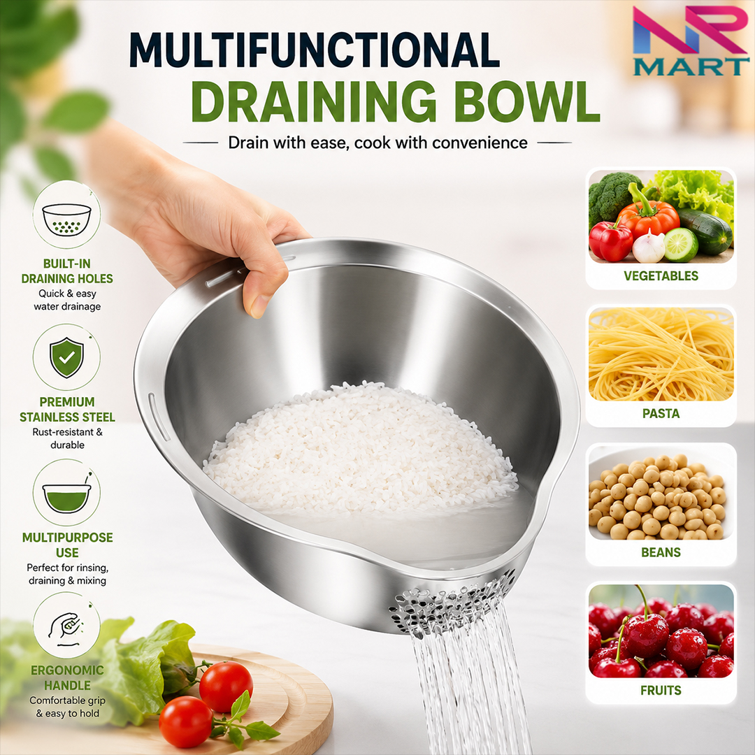 Vegetable Sieve & Colander – Multifunctional Kitchen Filter Basket for Rice Washing, Draining & Sifting Review