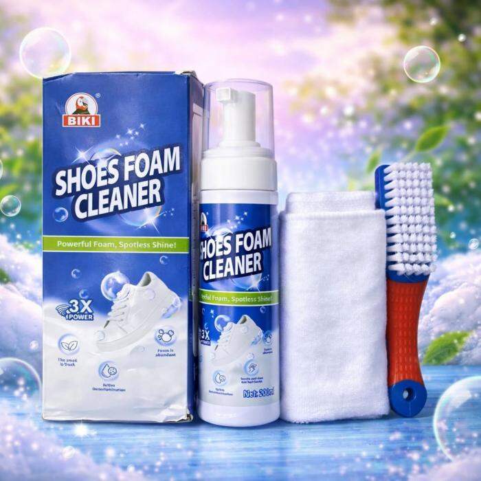 3x Power Shoes Foam Cleaner powerful form Spotless Shine