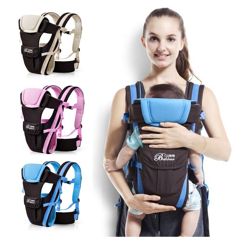 4-in-1 Premium Stylish High-Quality Baby Carrier with Strong Belt Bag