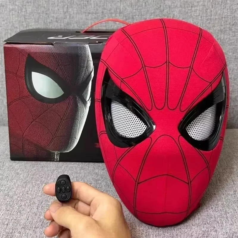 Mask Headgear Cosplay Moving Eyes Mask 1:1 Creative Cosplay Head Cover Real Person Wear Halloween Party Costume Prop