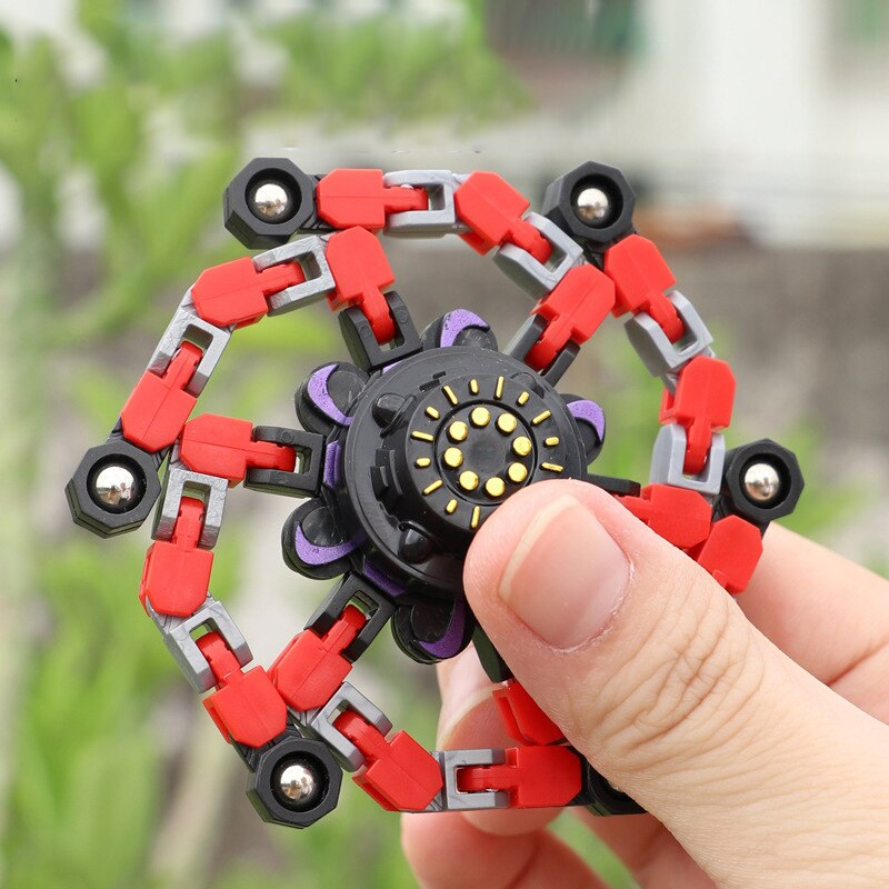 Deformed Fidget Spinner Chain Toys For Children Antistress Hand Spinner Vent Toys Adult Stress Relief Sensory Gyro Gift | Muticolor